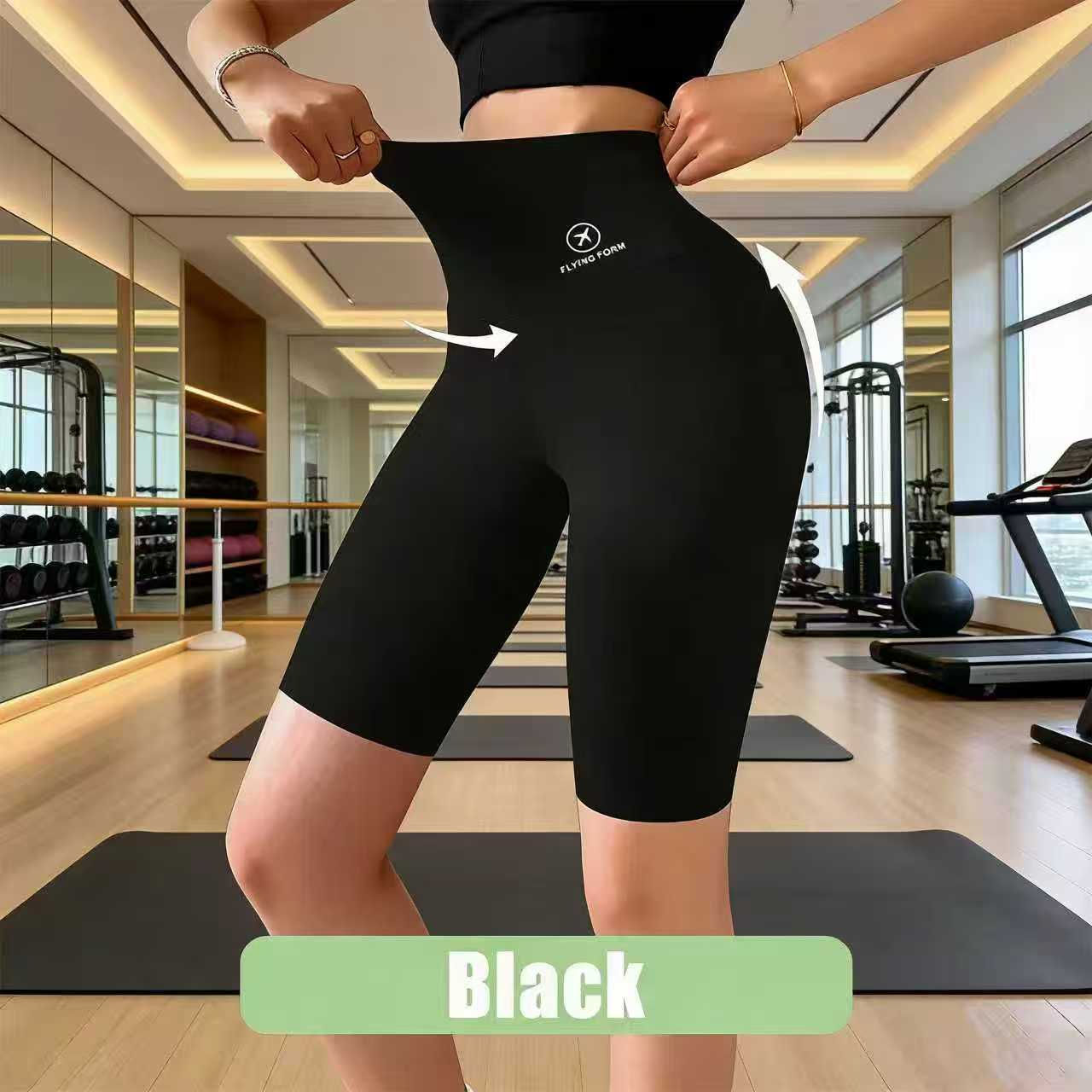 2026 New Women's High-Waisted Sports Shorts for Cycling Jogging Fitness and Yoga