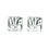 Thumbnail: Leopard Skin Square Stud Earrings