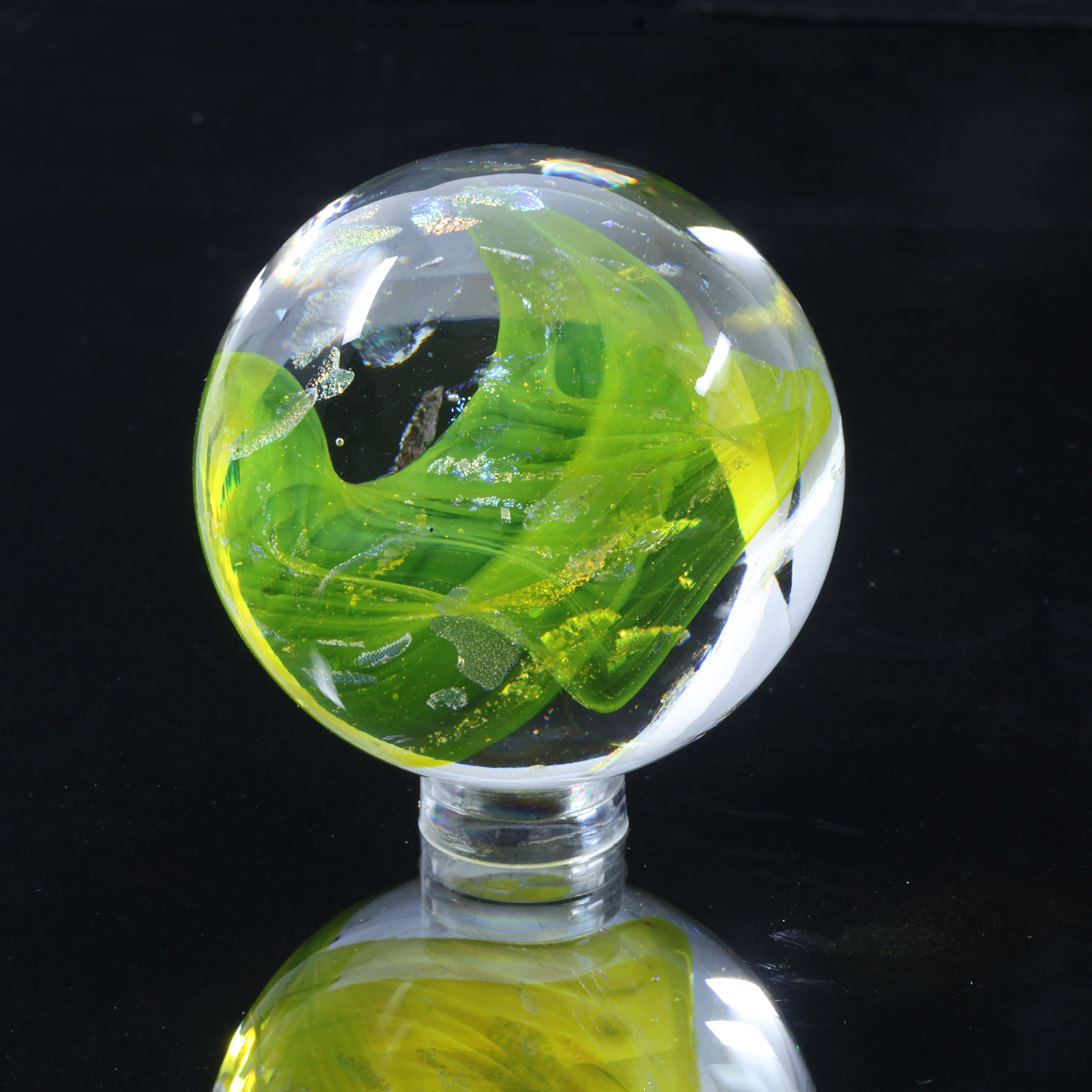 1.90" uranium green marble 