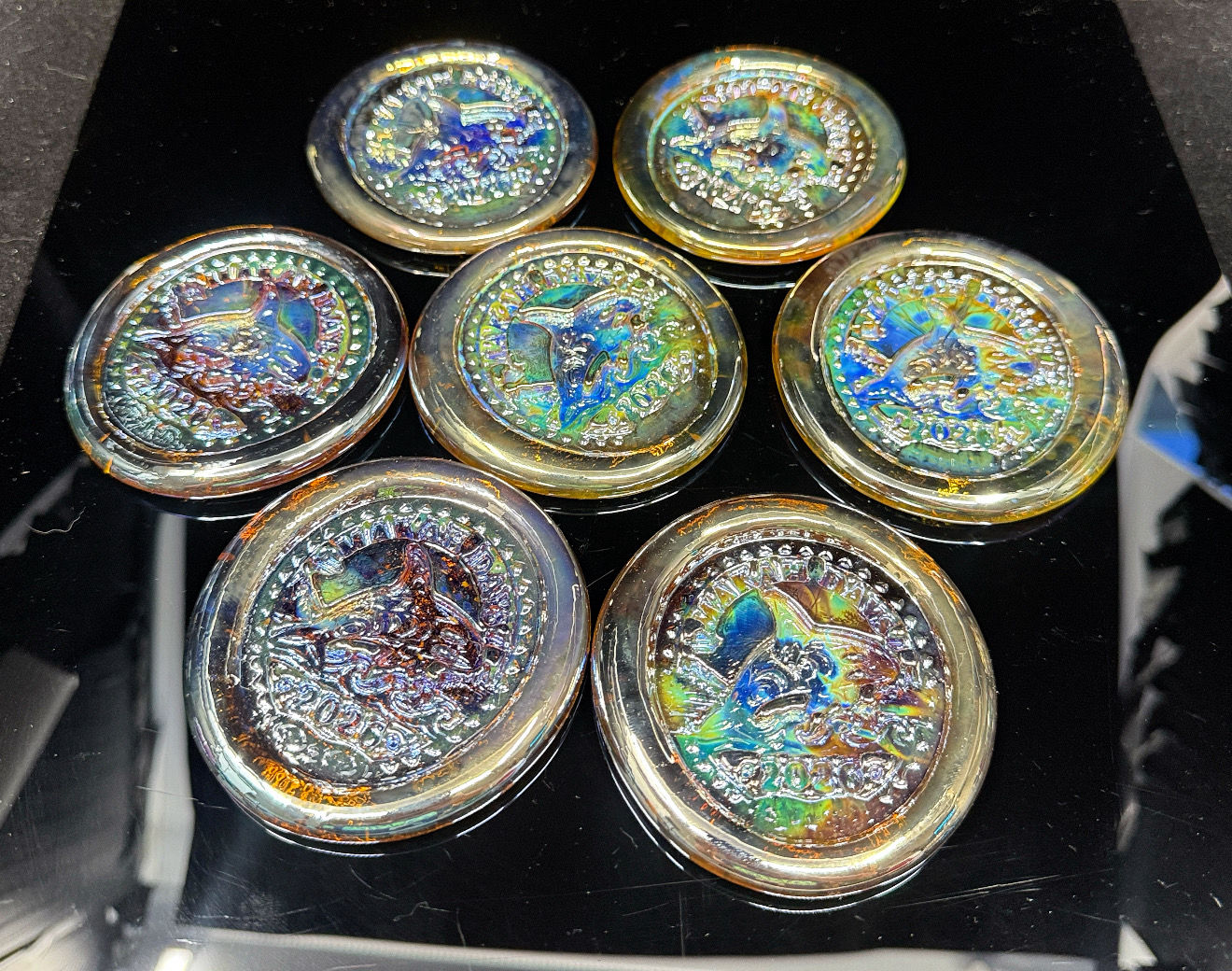 Makah days festival 2026 whale coins about 3 inches.