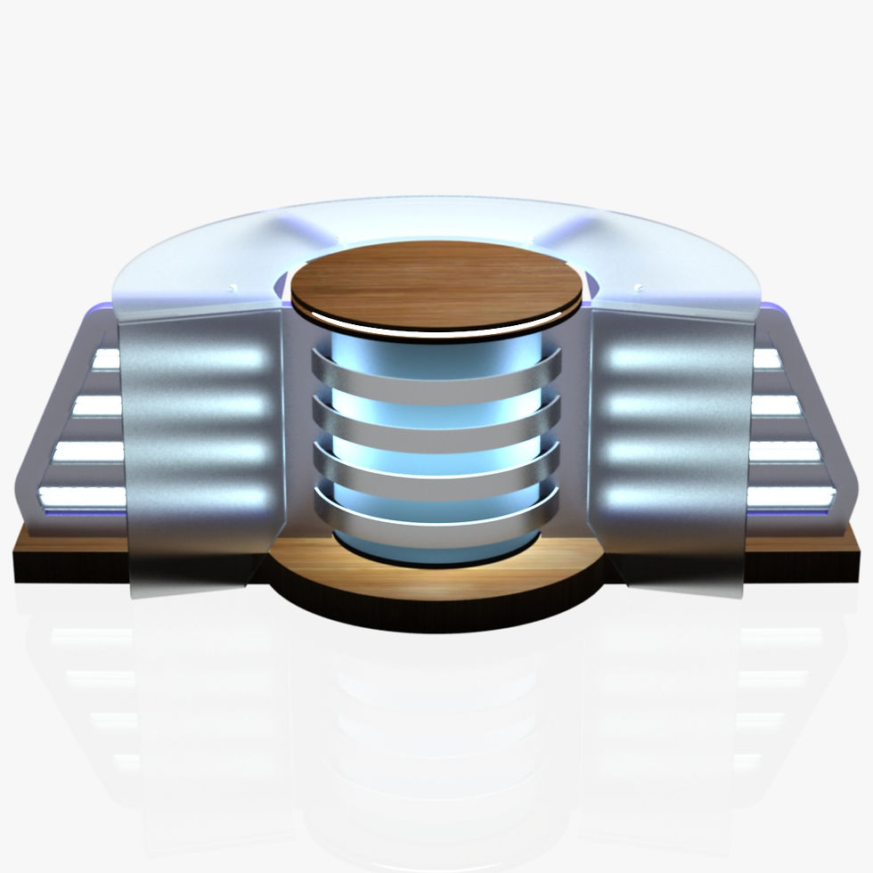 TV Studio News Desk 8