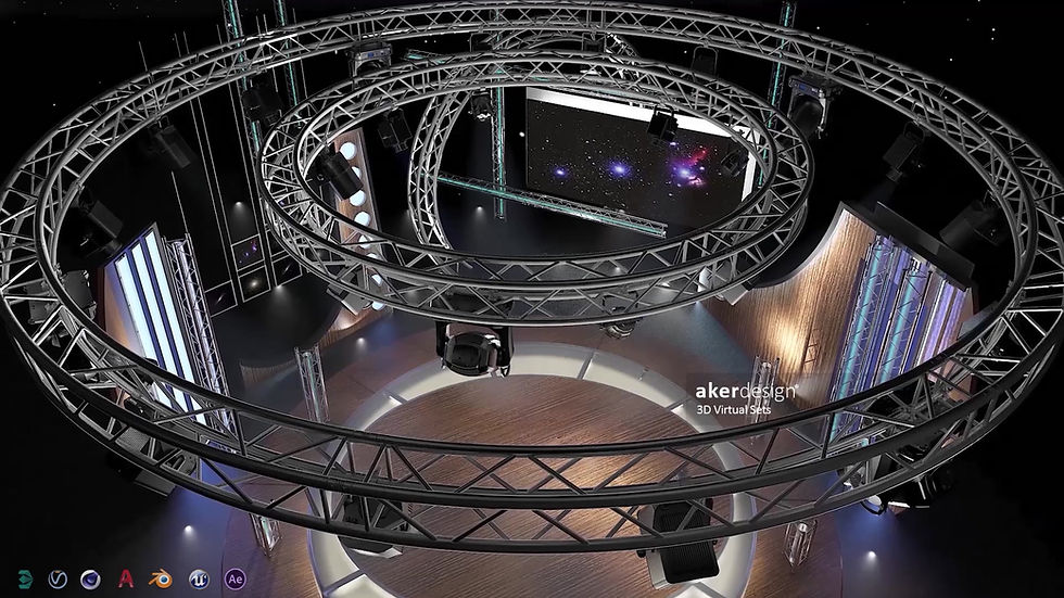 Thumbnail: Virtual TV Studio Chat Set 23