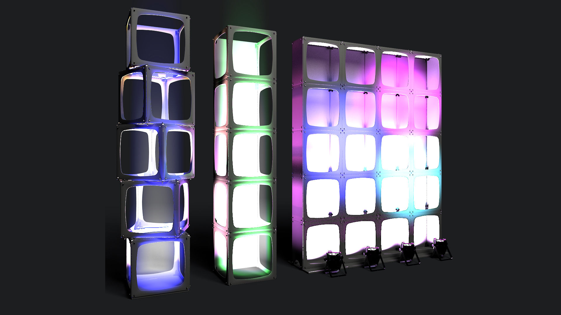 Stage Decor 15 - Modular Wall Column