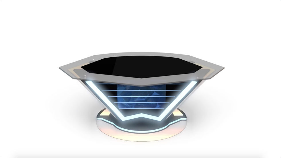 TV Studio News Desk 9