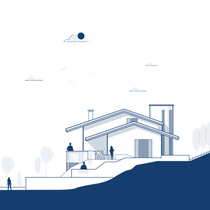 Prospetto villa
