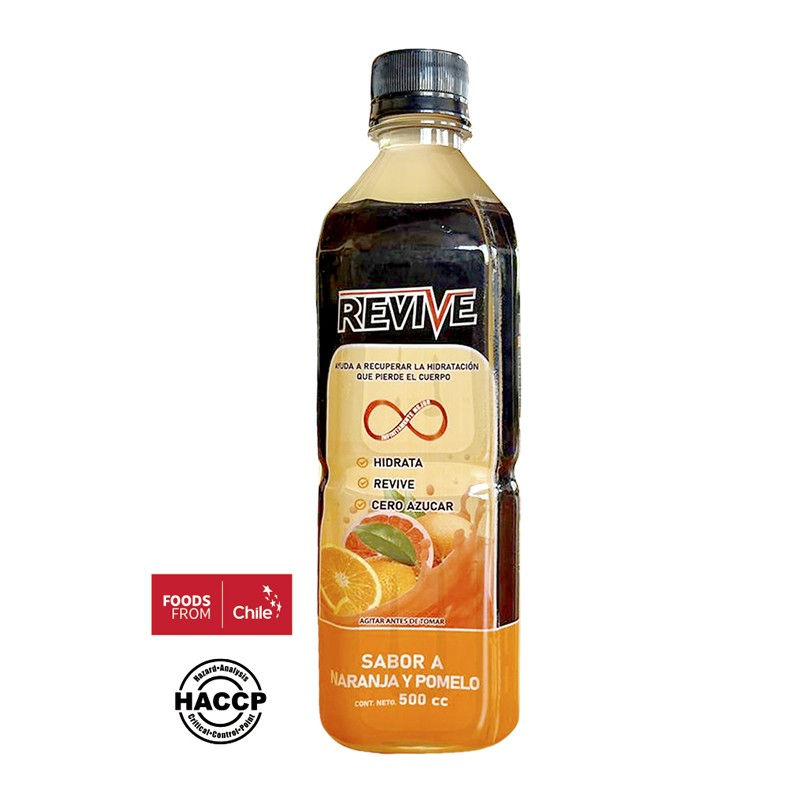 Bebida hidratante sabor naranja pomelo 500 cc