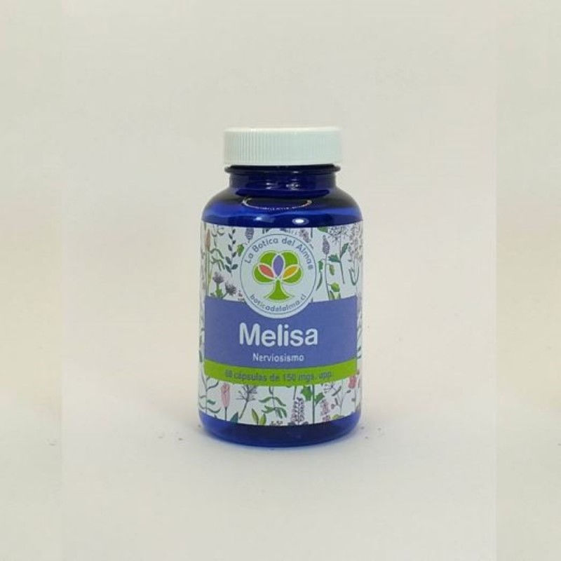 Melisa capsulas medicinales 60 unidades de 150 miligramos