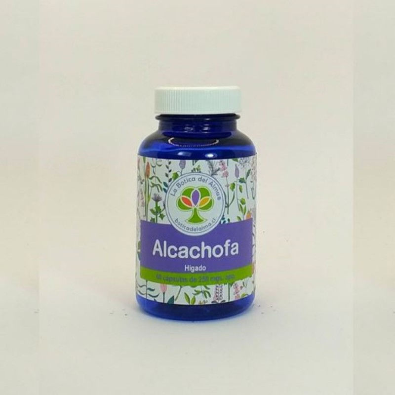 Alcachofa capsulas medicinales 60 unidades de 250 miligramos