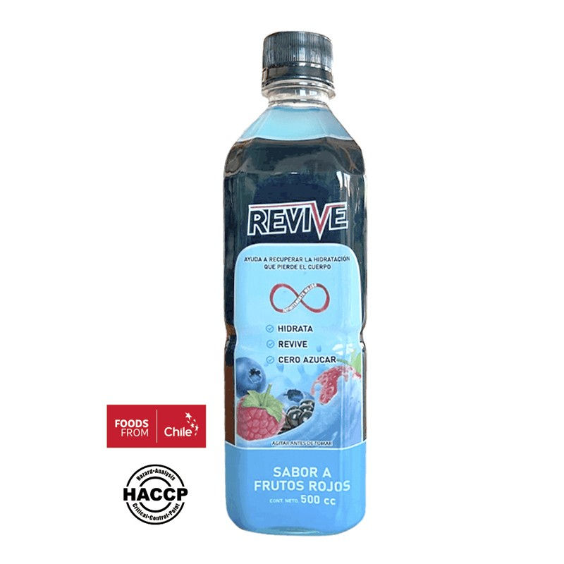 Bebida hidratante sabor frutos rojos 500 cc
