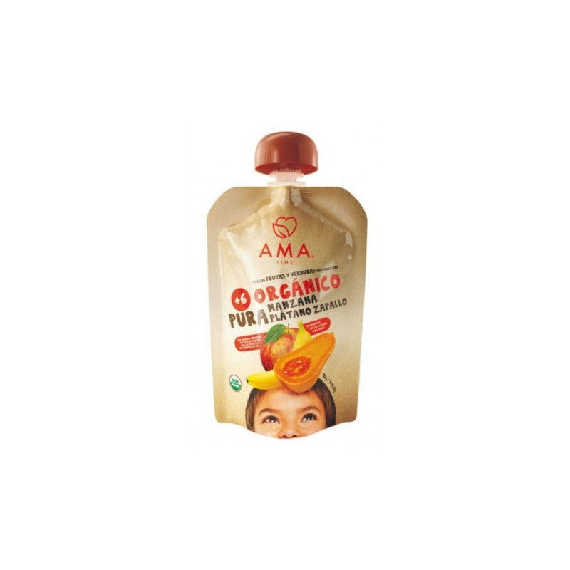 Manzana platano zapallo organico 90 gramos