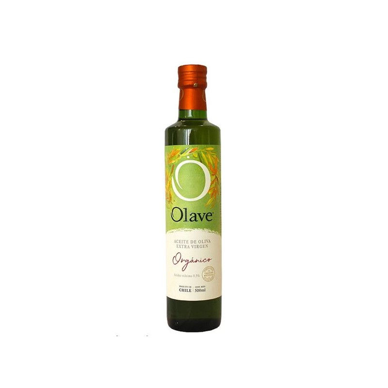 Aceite de oliva extra virgen olave organico 500 cc