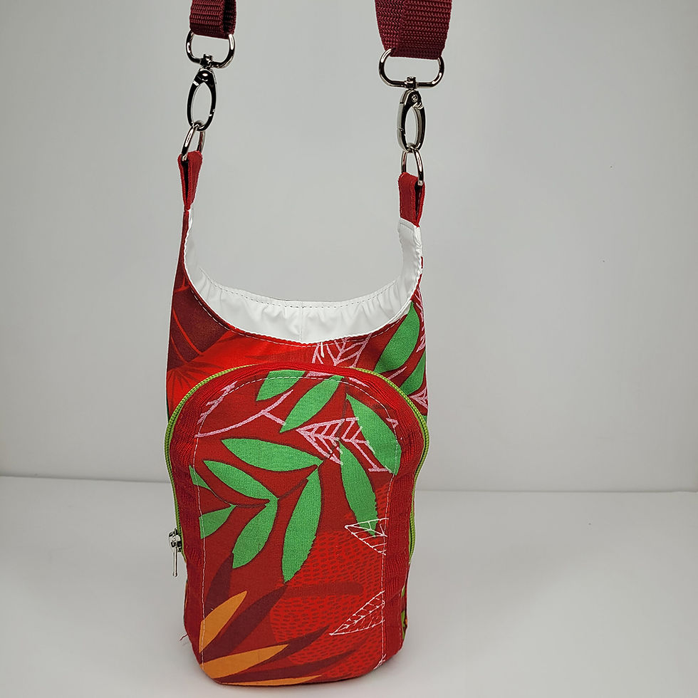 Miniatura: Sac porte gourde upcyclé