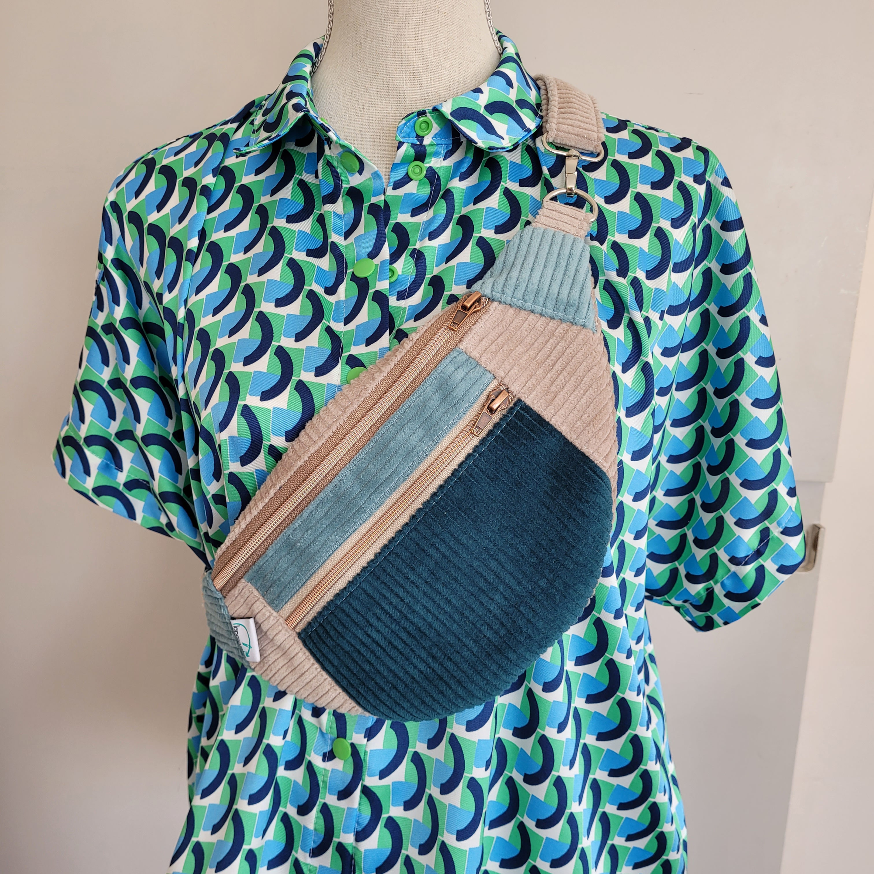 Sac banane velours - Sac nomade