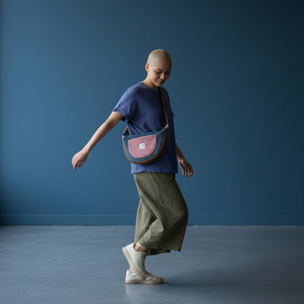 Miniature : Sac Medialuna XXl - fleuri