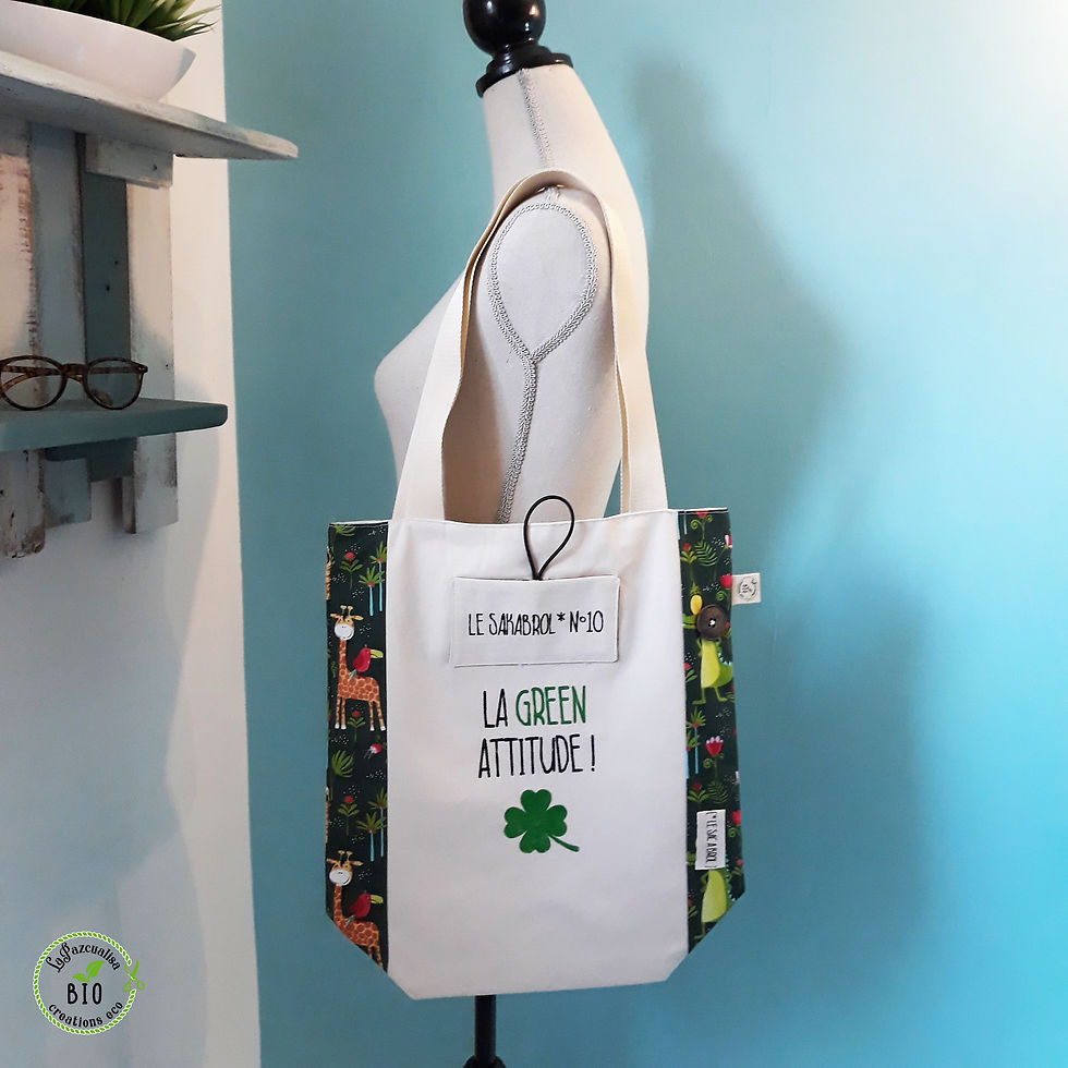 Tote bag la green attitude