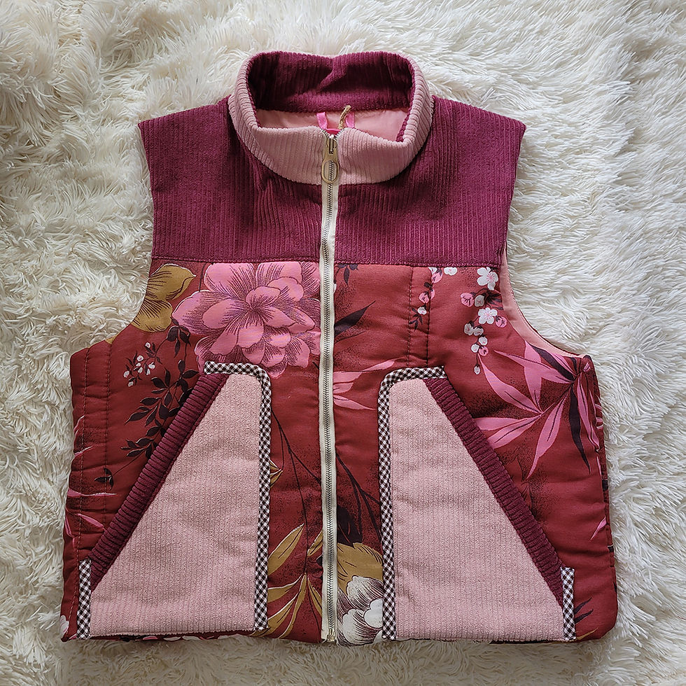 Miniatura: Veste doudoune upcyclée