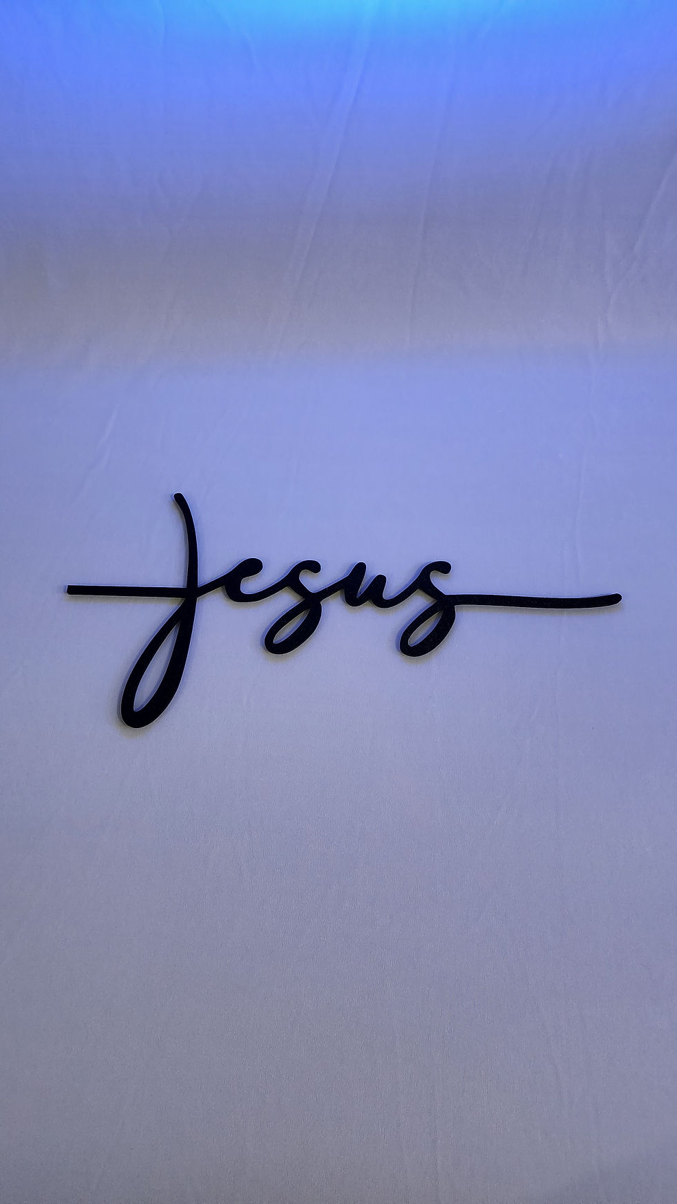 Miniatura: Quadro Letreiro Decorativo Jesus