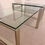 Miniaturbild: 2er Set Coffee Table Couchtisch Kombination aus Glas/ Metall