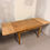 Miniaturbild: Vintage massivholz Esstisch, 2 Ausziehplatten integriert