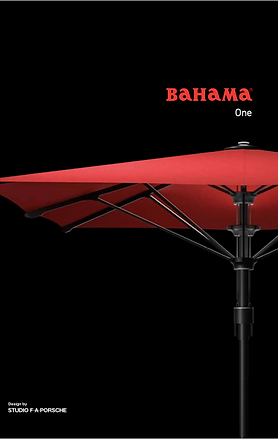 Catalogue parasol One de chez Bahama