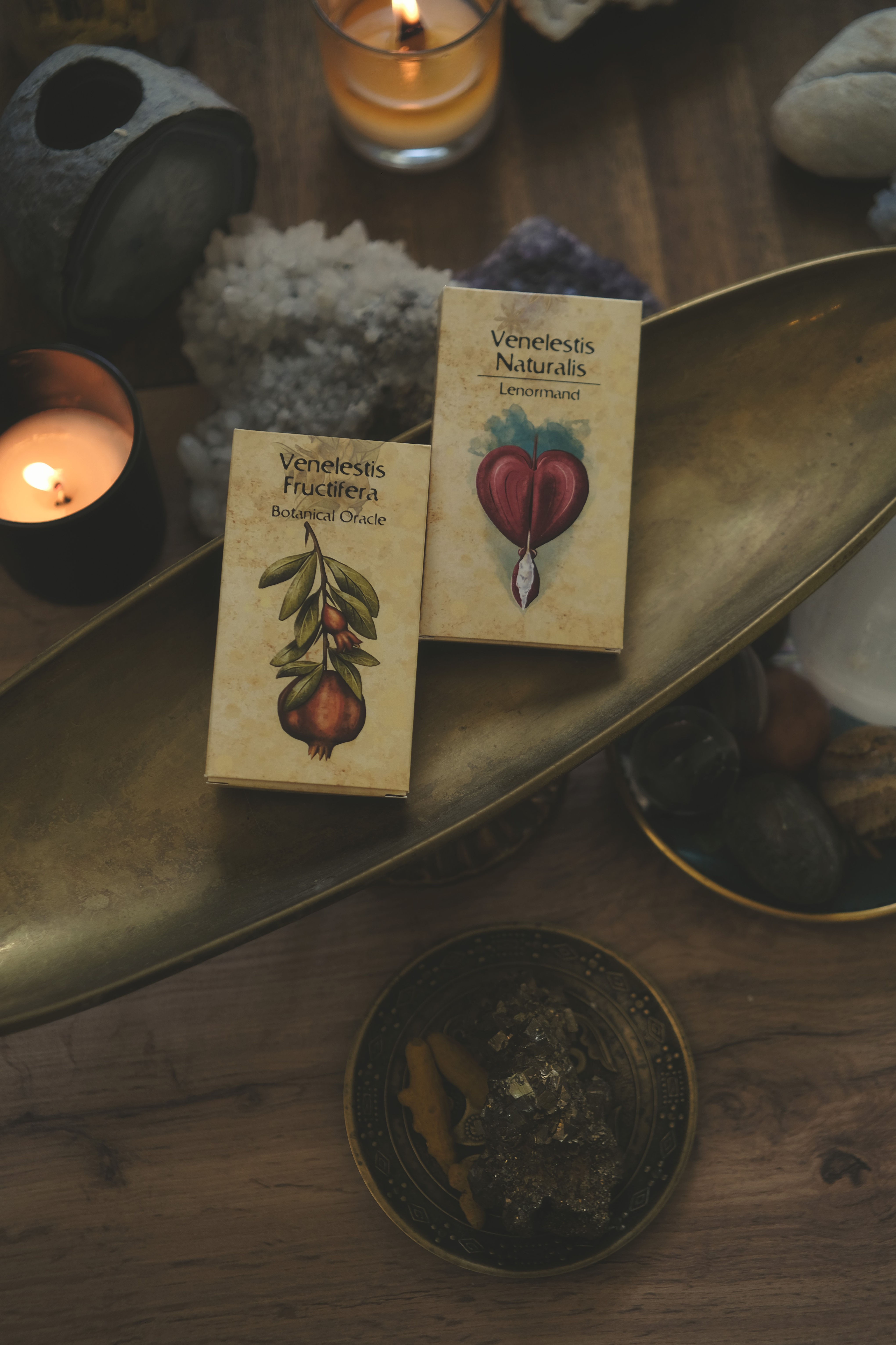 2 Deck BUNDLE of Botanical Oracle Decks • Natural Lenormand Oracle