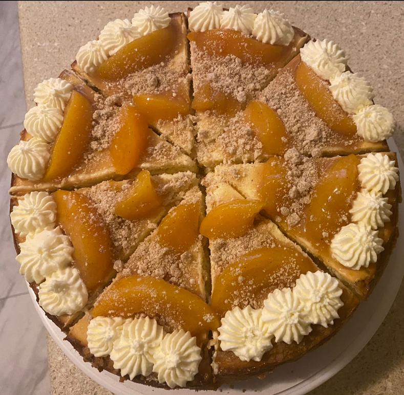 Peach Cobbler Cheesecake image