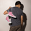 Thumbnail: Eroh Studios™ | Eroh Designs™ "Love Notes" Pink Men’s High Top Canvas Shoes