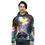 Thumbnail: Eroh Crafts™ 'Radiant Cosmos' Polyester Fleece Lined Unisex Hoodie
