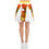 Thumbnail: Eroh Gardens™ Gladioli White Skater Skirt