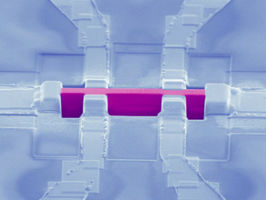 An electrical change of phase using skyrmions