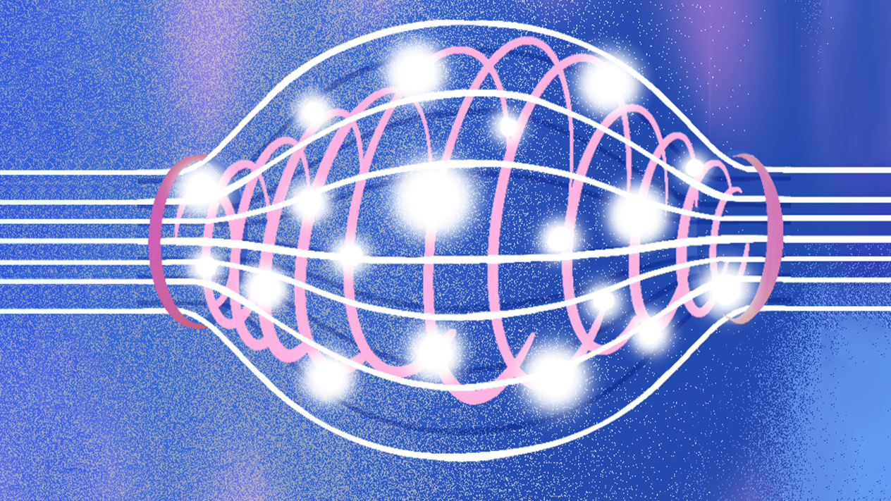 In fusion, powerful magnets contain high-energy plasma that is far hotter than the center of the Sun. @ Kailey Whitman
