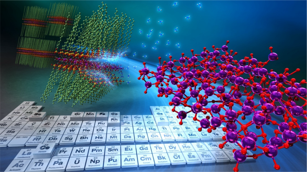 Amorphous nanosheets created using hard-to-synthesize metal oxides and oxyhydroxides. @ Eisuke Yamamoto