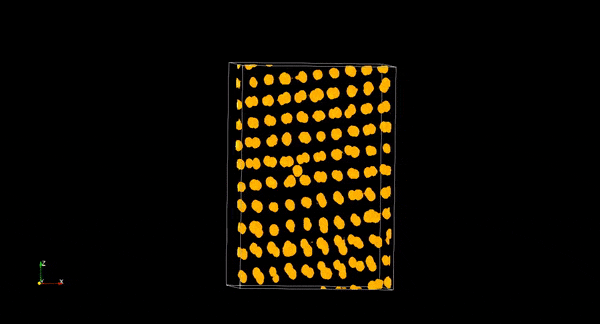 Using 3D STEM (scanning transmission electron microscope) tomography at Berkeley Lab’s Molecular Foundry, Ting Xu and her team mapped out the precise placement of nanoparticles in a self-assembling material. @ ACS Nano