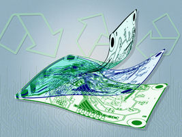 New substrate material for flexible electronics could help combat e-waste