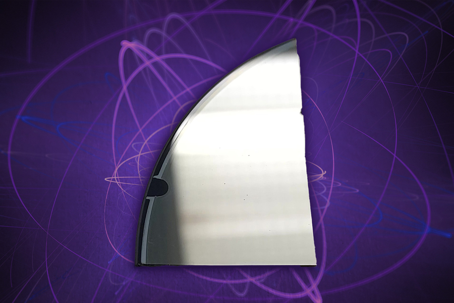 Researchers have grown thin films of ternary tetradymite (shown) that exhibit record high electron mobility. @ MIT