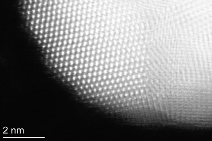 The team grew the compound semiconductor nanocrystals in solvent and monitored their development in real time using computer simulations and powerful microscope technology. @ Cardiff University