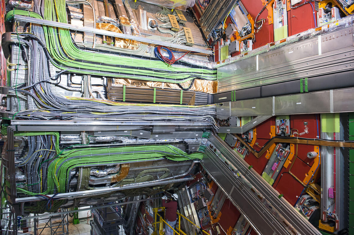 Superconducting coil of the CMS detector at the LHC at CERN, in Geneva. @ Cyril FRESILLON/LHC/CNRS Images