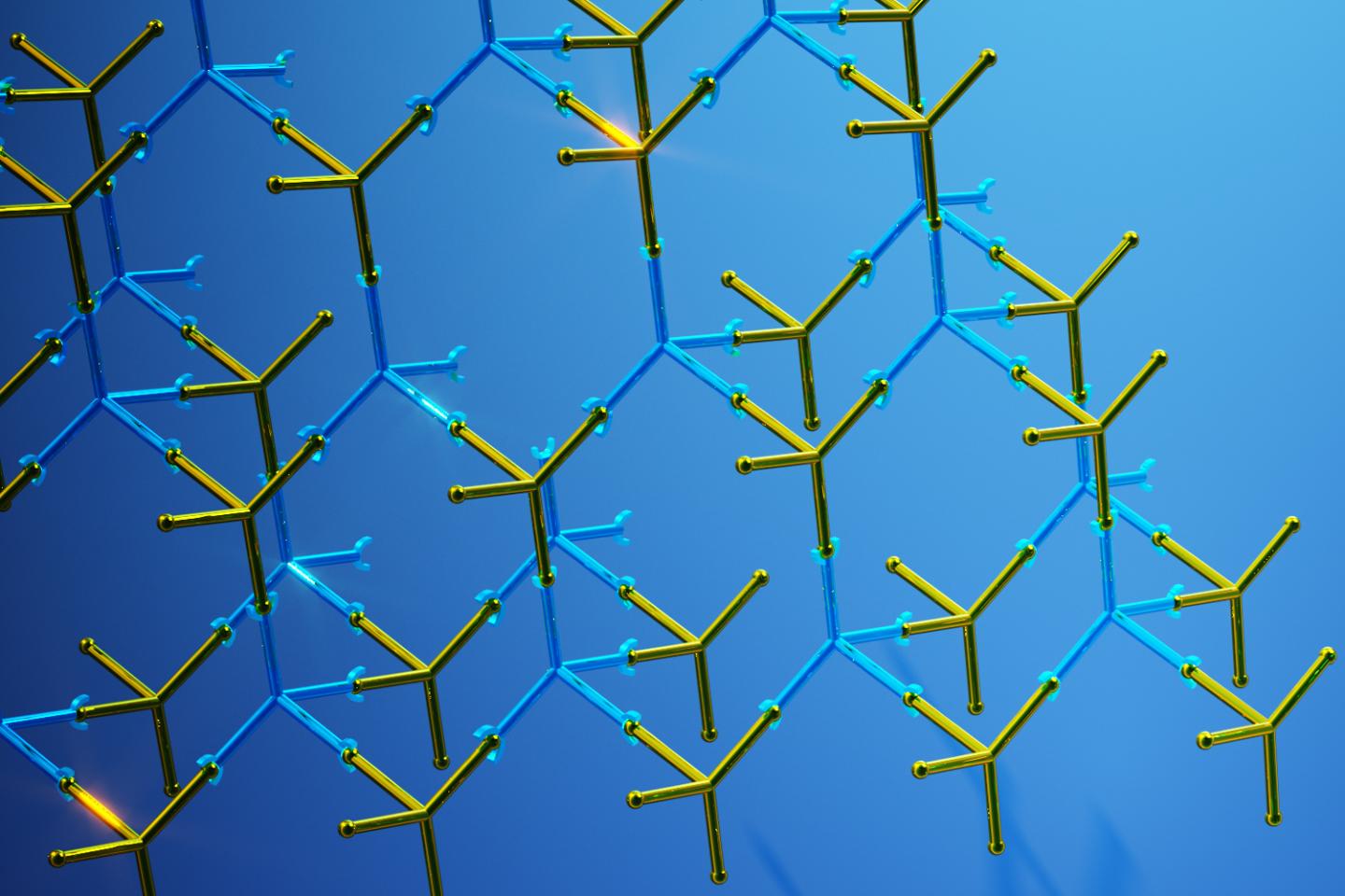 MIT engineers have devised a novel technique for imaging biological samples down to a resolution of 9 nanometers. They developed a new type of hydrogel that maintains a more uniform configuration, pictured here, allowing for greater precision in imaging tiny structures. @ Ella Maru Studio