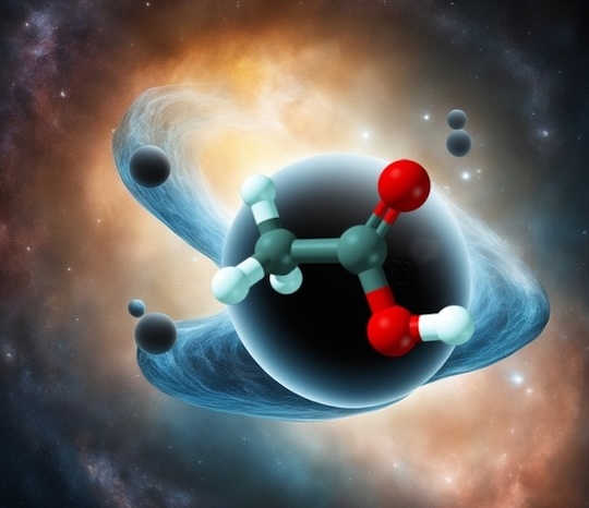 Rice University theorist Peter Wolynes and collaborators at the University of Illinois Urbana-Champaign have shown that molecules can be as formidable at scrambling quantum information as black holes. @ Martin Gruebele, DeepAI