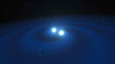 Mergers of neutron stars are thought to have created many of the heavier elements in the Universe today. @ ESO