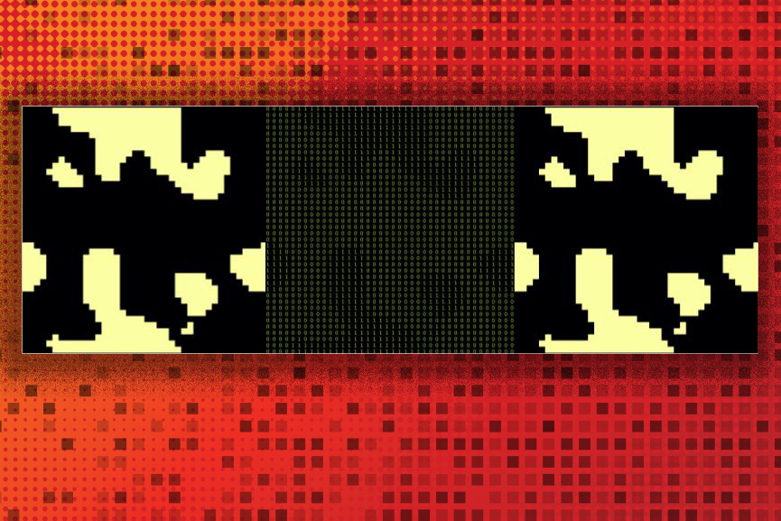 This image shows a nanomaterial that has been digitized so its structure can be optimized using the researchers' computational technique, which designs nanomaterials that conduct heat in specific ways. @ MIT