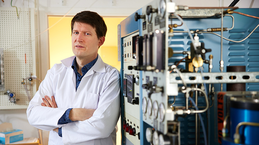“We are performing all the research that is needed before the construction of a lead-cooled nuclear reactor. The aim is to build an electrically heated pilot plant that can be used to prove the viability of an actual reactor,” says Professor Pär Olsson at KTH. @ Fredrik Persson