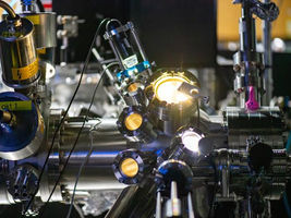 The TR-ARPES setup used in the research.