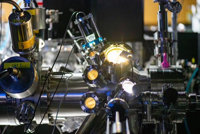 The TR-ARPES setup used in the research.