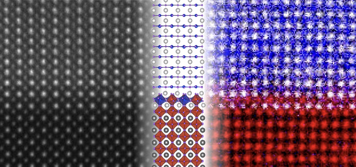 Researchers at Cornell used advanced electron microscopy techniques to uncover an unexpected atomic structure within a newly discovered class of nickel-based superconductors. @ Cornell University