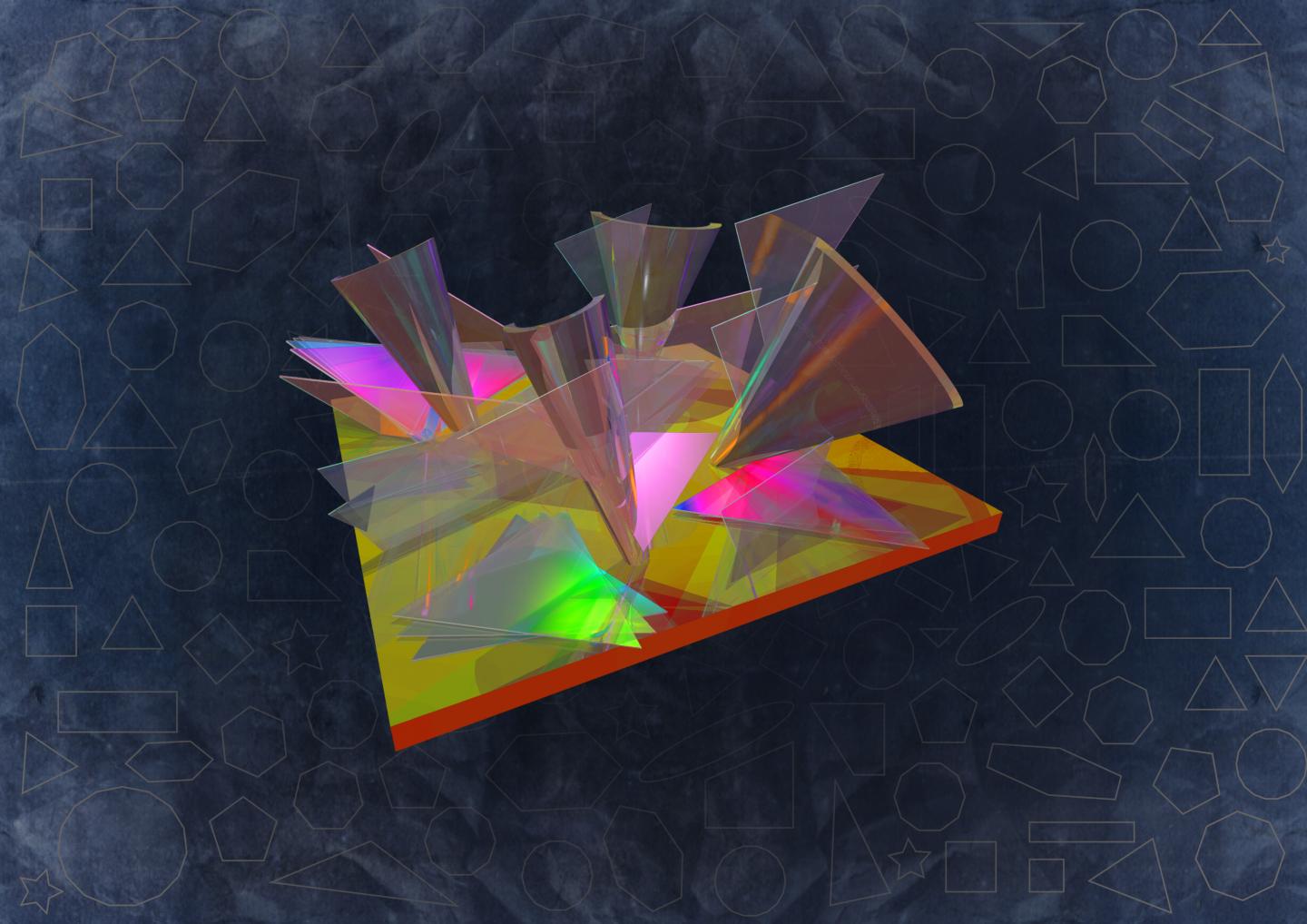 2D sheets intersect and twist on top of each other, modifying the energy landscape of the materials @ Ventsislav Valev