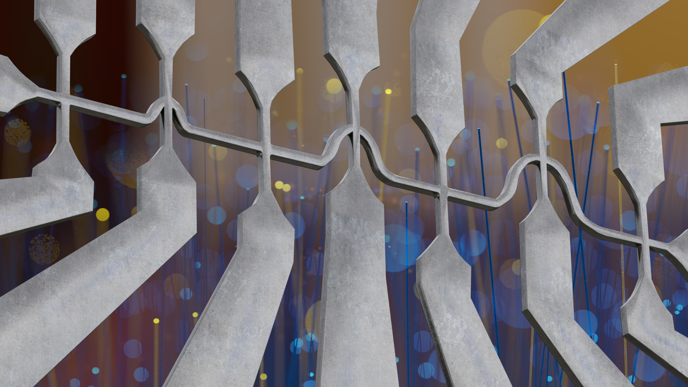 Non-linear Hall effect in bismuth thin films can be controlled by the geometry of the microfabricated arc-shaped channels. @ B. Schröder/ HZDR