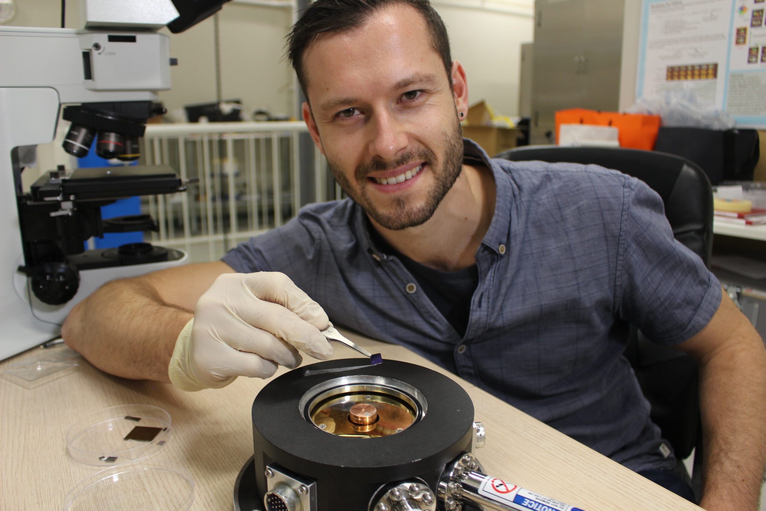 Lead author FLEET PhD student Matthias Wurdack. @ Phil Dooley ANU