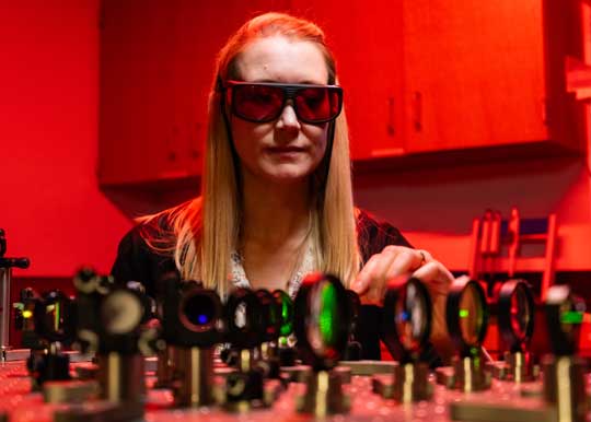 Anna-Karin Gustavsson. @ Jeff Fitlow/Rice University