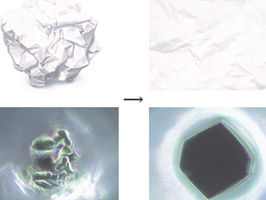DNA gives colloidal crystals shape-shifting and memory abilities